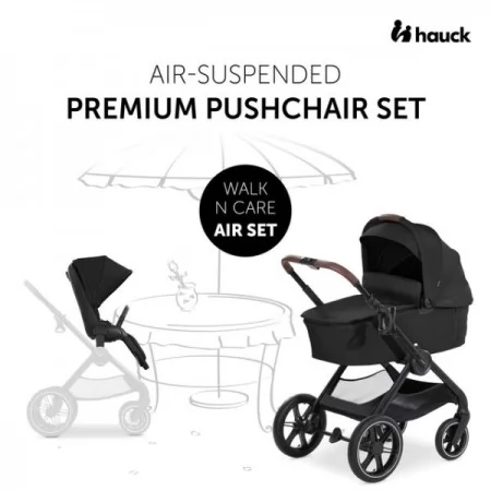 Универсальная коляска 2 в 1 Hauck Walk N Care Air черный 16547-8 Универсальная коляска 2 в 1 Hauck Walk N Care Air черный 16547-8