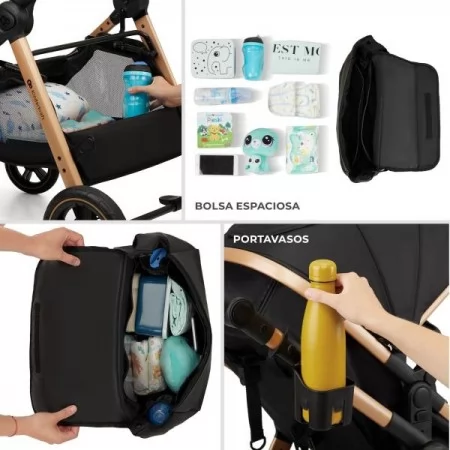 Универсальная коляска 2 в 1 Kinderkraft Esme Black KSESME00BLK2000 Универсальная коляска 2 в 1 Kinderkraft Esme Black KSESME00BLK2000
