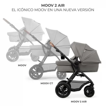 Универсальная коляска 3 в 1 Kinderkraft Moov 2 Air Light Gray KSMOOV02LGR3000 