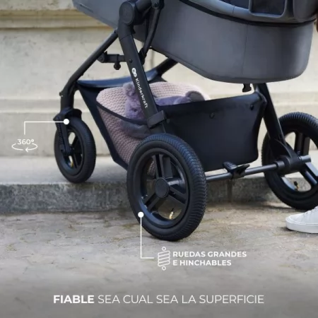 Универсальная коляска 3 в 1 Kinderkraft Moov 2 Air Light Gray KSMOOV02LGR3000 