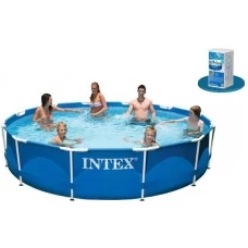 Intex Басейн каркас 28210 круглий, /6+років/, 366*76см, 6,503 л