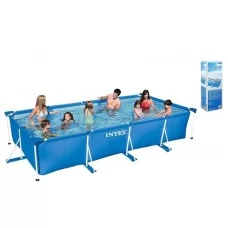 Intex Басейн каркасный прямоугольный 28273 NP 450х220х84 см, 7127 л., від 6-ти років Intex Басейн каркасный прямоугольный 28273 NP 450х220х84 см, 7127 л., від 6-ти років