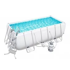 Басейн каркасний прямокутний Power Steel Bestway 56457