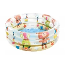 Бассейн детский надувной круглый Животные Baby Pools Intex 57106 Бассейн детский надувной круглый Животные Baby Pools Intex 57106