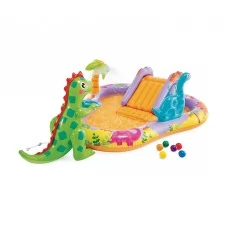 Игровой центр BabyToys Дино парк с горкой и фонтаном 201х157см Игровой центр BabyToys Дино парк с горкой и фонтаном 201х157см