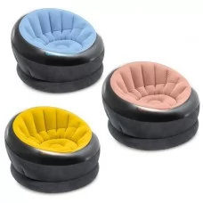 Надувное кресло Intex 68582 велюр 112x109см