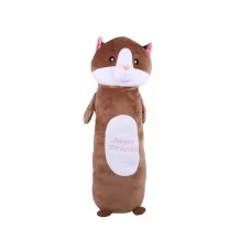 Мягкая игрушка обнимашка Котик, 75 см, текстильная подушка, Копица 00276-3
