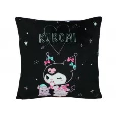 Мягкая игрушка подушка с принтом №2 Kuromi 31 см, квадратная форма, Копица 00387-2