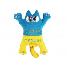 Мягкая игрушка Кот Саймона патриотический, Слава Украине, 33x26x9см, Копиця 00971-4