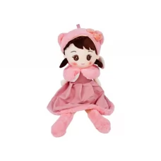 Мягкая игрушка кукла текстильная в розовом костюме с ушками, 45 см 327021 Мягкая игрушка кукла текстильная в розовом костюме с ушками, 45 см 327021