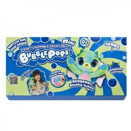 Bubble Pops Мягкая игрушка мини "Черничный щенок", 2312005/2 Размер игрушки: 20 см Bubble Pops Мягкая игрушка мини "Черничный щенок", 2312005/2 Размер игрушки: 20 см