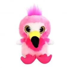Мягкая игрушка Cutekins Фламинго говорящая 12 см