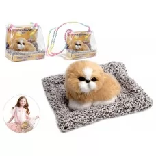 М'яка іграшка-кошеня Plush Animal Toys, зі звуковими ефектами, 20 см LT507115