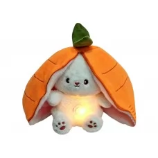 Мягкая игрушка-ночник Зайка в морковке, со светом LT511739