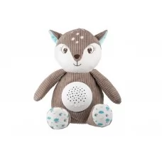 Игрушка плюшевая музыкальная с проектором Оленя – коричневая Canpol Babies 77/206_brow Игрушка плюшевая музыкальная с проектором Оленя – коричневая Canpol Babies 77/206_brow