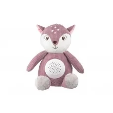 Игрушка плюшевая музыкальная с проектором Оленя – розовая Canpol Babies 77/206_pin Игрушка плюшевая музыкальная с проектором Оленя – розовая Canpol Babies 77/206_pin