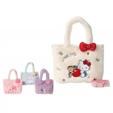 Сумка плюшевая детская Hello Kitty, 30×24 см, с ручками TJ676