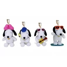 Брелок мягкая игрушка Snoopy, 10 см, с аксессуарами, 4 вида (цена за 1шт) TJ778