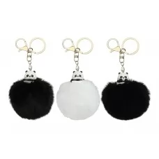 Брелок-помпон из меха PomPom Panda, около 8 см, ассорти дизайнов, (цена за 1шт) ZiBi ZB.706703