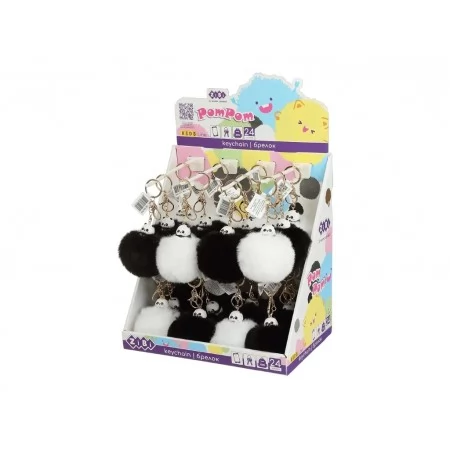 Брелок-помпон из меха PomPom Panda, около 8 см, ассорти дизайнов, (цена за 1шт) ZiBi ZB.706703