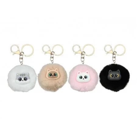 Брелок-помпон из меха PomPom Cutie, около 8 см, ассорти дизайнов, (цена за 1шт) ZiBi ZB.706705