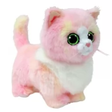 Детская мягкая игрушка TY Beanie Babies Розовая кошка 