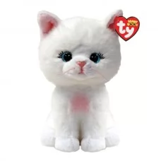 Детская мягкая игрушка TY Benie Bebies Белая кошка Детская мягкая игрушка TY Benie Bebies Белая кошка