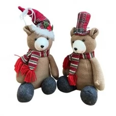 Фигура новогодняя "Bear" 28см R90643 Фигура новогодняя "Bear" 28см R90643