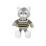 Мягкая игрушка Кошка в одежде Лейла, Tigres КО-0081