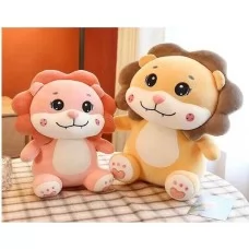 Мягкая игрушка лев BabyToys 42 см, два цвета