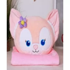 Мягкая игрушка BabyToys 42 см с пледом внутри