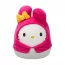 Мягкая игрушка Squishmallows Хэллоу Китти в образе Моя Мелоди 20 см SQSN00390 