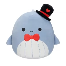 Мягкая игрушка Squishmallows Синий кит Самир 30 см SQVA00873 