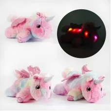 Мягкая игрушка единорог BabyToys 40 см со светом, разные цвета Мягкая игрушка единорог BabyToys 40 см со светом, разные цвета