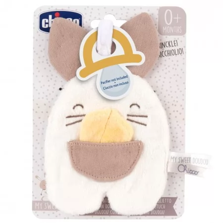 М'яка іграшка з тримачем для пустушки "Зайченя DouDou" арт. 12543.00