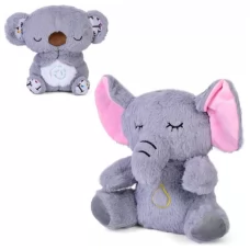 Ночник INT 0052 AB мягкая игрушка, 25см, дышит, музыка, свет, 2 вида (коала, слон), на бат-ке, в пакете Ночник INT 0052 AB мягкая игрушка, 25см, дышит, музыка, свет, 2 вида (коала, слон), на бат-ке, в пакете