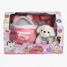 Мягкая игрушка собака со звуком и аксессуарами BabyToys 933-142 Мягкая игрушка собака со звуком и аксессуарами BabyToys 933-142