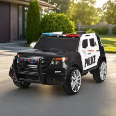 Детский электромобиль Джип Bambi M 3259 EBLR-1-2 Police, черный Детский электромобиль Джип Bambi M 3259 EBLR-1-2 Police, черный