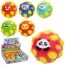 Детский фомовый мяч BabyToys MS 4309 антигравитационный с животными, 6 см