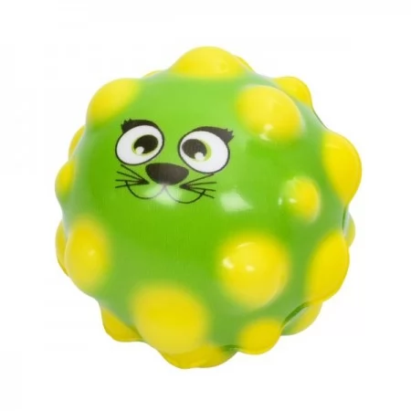 Детский фомовый мяч BabyToys MS 4309 антигравитационный с животными, 6 см