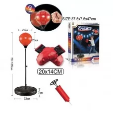 Детский боксерский набор BabyToys ZG 270-469 с рукавичками высота 105см