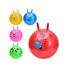 Мяч-прыгун с рожками MS 4302, 45 см, для прыжков и активных игр, BabyToys