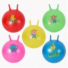 Мяч для фитнеса BabyToys 27 см с ушками разноцветный Мяч для фитнеса BabyToys 27 см с ушками разноцветный