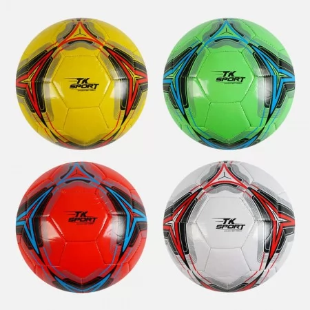 Футбольний м'яч TK Sport розмір 5 PVC різні кольори