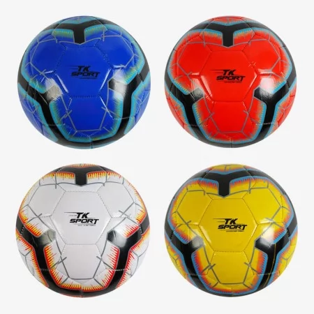 Футбольний м'яч TK Sport розмір 5 PVC чотири кольори