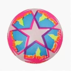 Детский резиновый мяч 18 см разноцветный BabyToys
