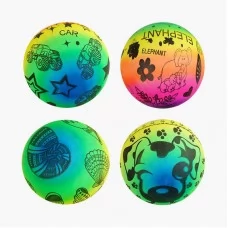 Детский резиновый мяч BabyToys F 43249 микс цветов