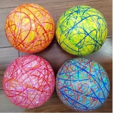 Детский резиновый мяч BabyToys С 70479 разноцветный
