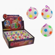 Прыгающий мяч BabyToys с пищалкой и светом 70421