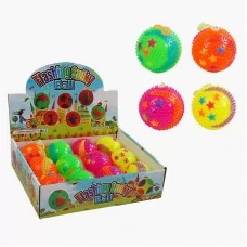Стрибучий м'яч BabyToys зі світлом і пищалкою